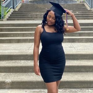 Elegant Black Sleeveless Dress